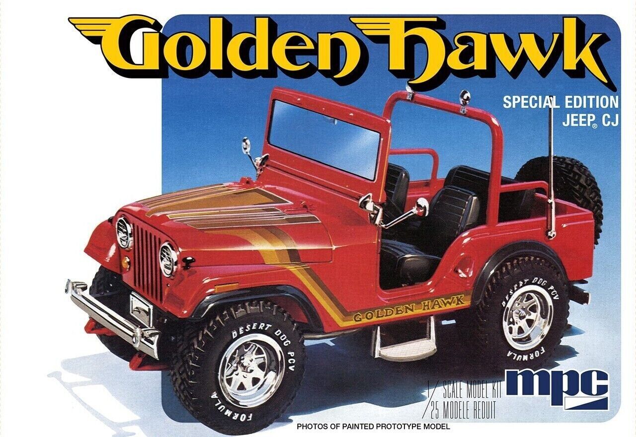 MPC 986 1/25 1981 CJ Golden Hawk Jeep NEW IN SEALED BOX