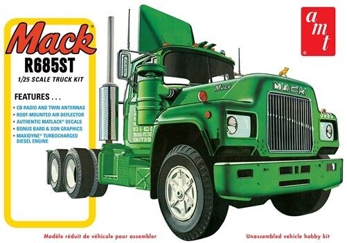 AMT 1039 Mack R685ST Semi Tractor 1/25 Plastic Model Truck Kit NISB