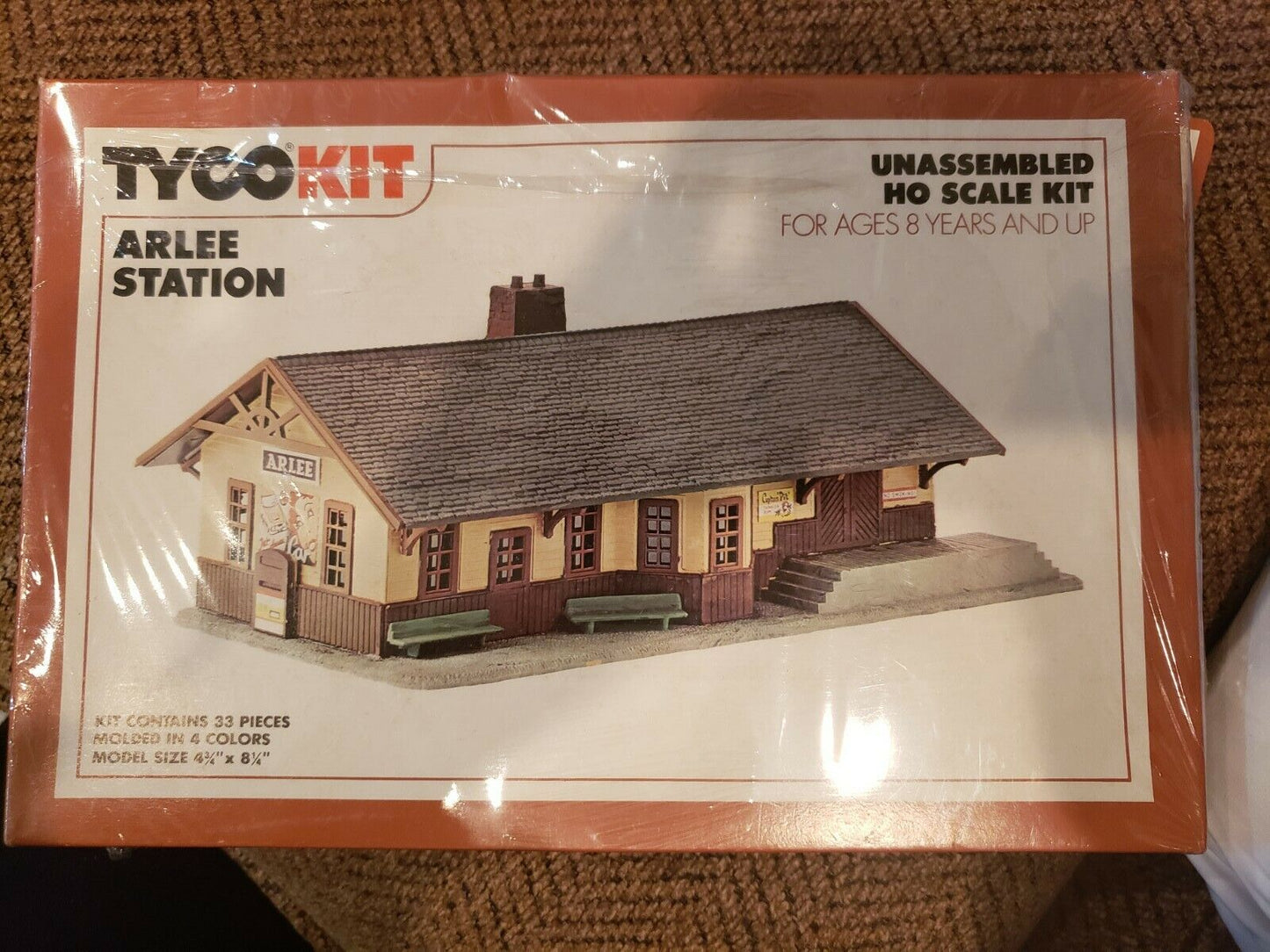 Vintage TYCO HO SCALE BUILDING KIT ARLEE STATION 7761 VINTAGE FACTORY NEW