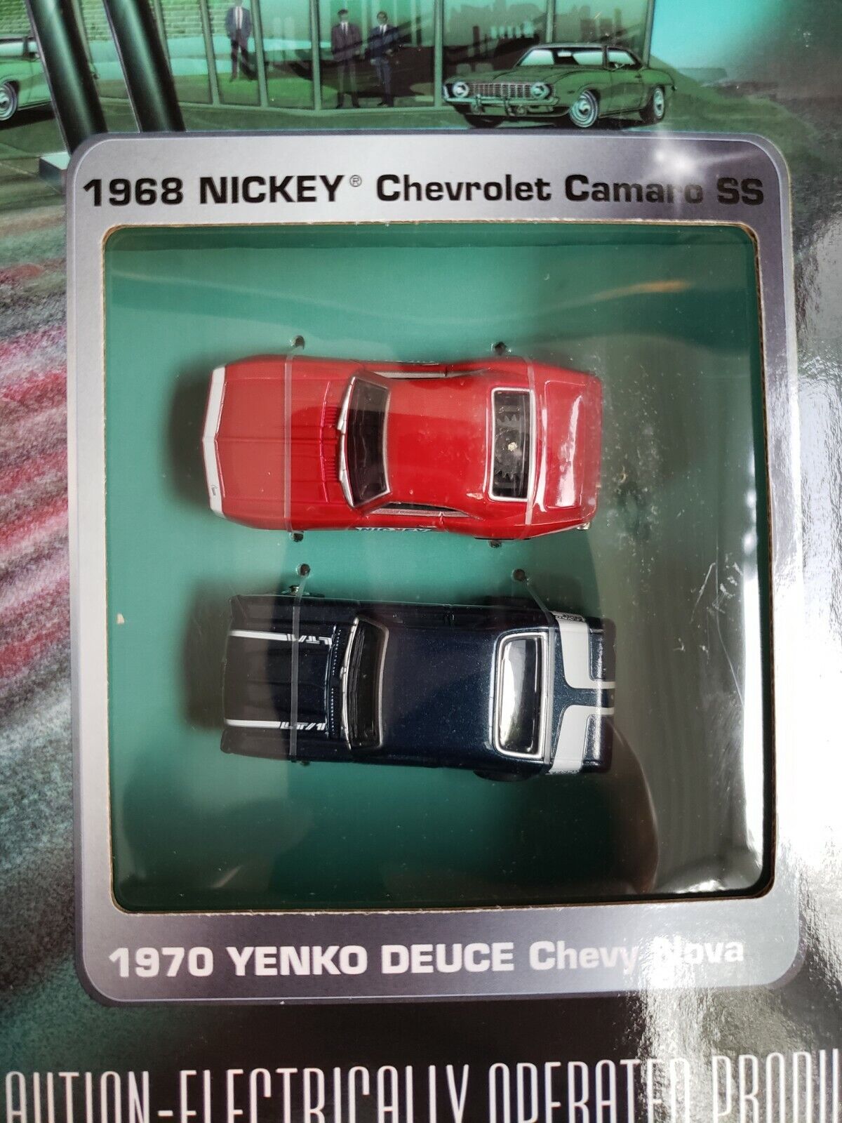 Auto World Showroom Shootout Battle of the Dealerships Slot Car Race Set NIB