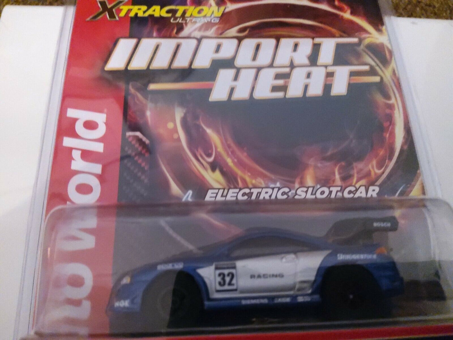 AUTO WORLD 1995 Mitsubishi Eclipse, Xtraction Ultra-G HO Slot Car AW Import Heat