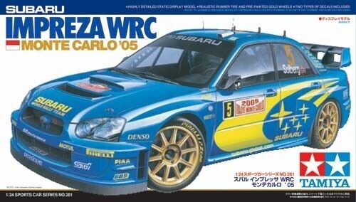 Tamiya 1/24 Subaru Impreza WRC Monte Carlo 05 Plastic Kit 24281
