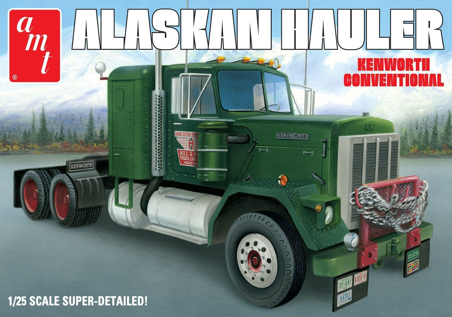AMT 1339 1/25 Alaskan Hauler Kenworth Conventional Truck Tractor Cab NISB