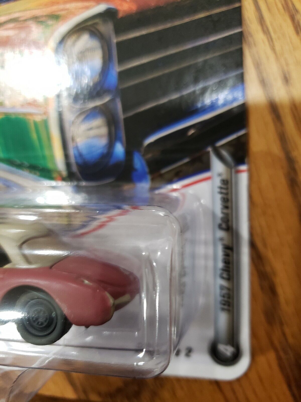 1957 Venetian Red Chevy Corvette Barn Find JOHNNY LIGHTNING DIE-CAST 1:64 50th