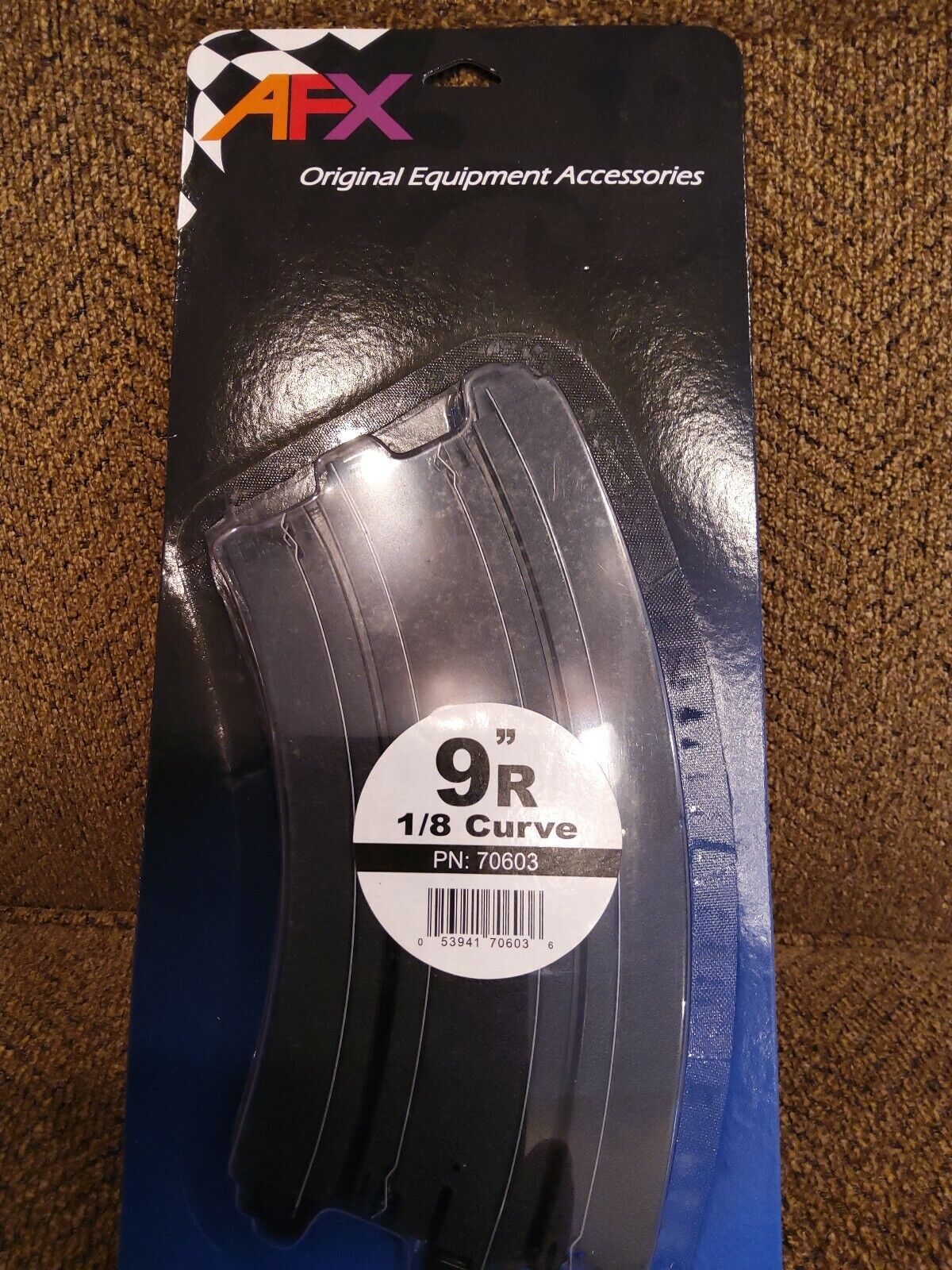 AFX 70603 9" Curve Track 1/8 (2) HO Scale Slot Car