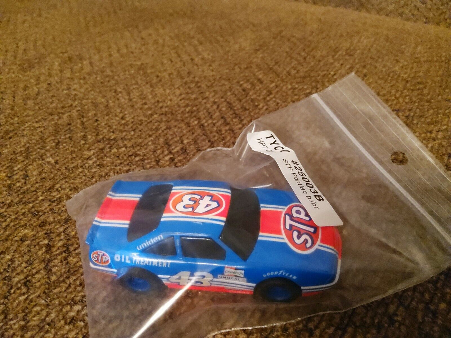 TYCO 25003B HP7 STP Pontiac #43 Blue / Orange STOCK CAR HO SLOT CAR