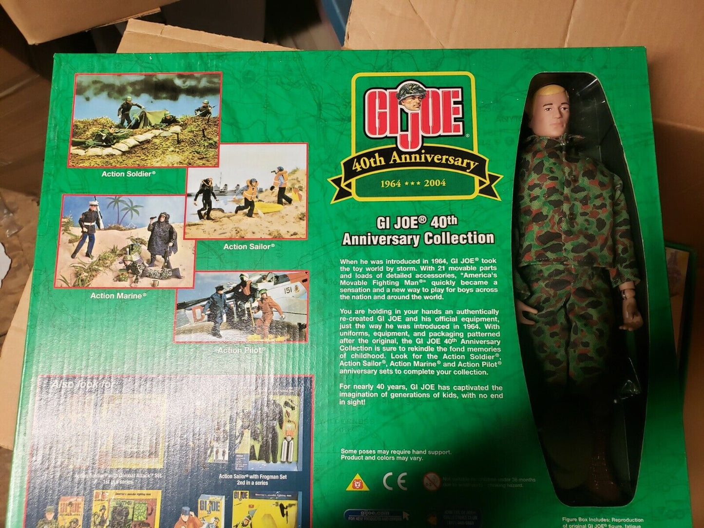 Hasbro GI Joe 12" 40th Anniversary #3 Action Marine Communications 1964-2004 New