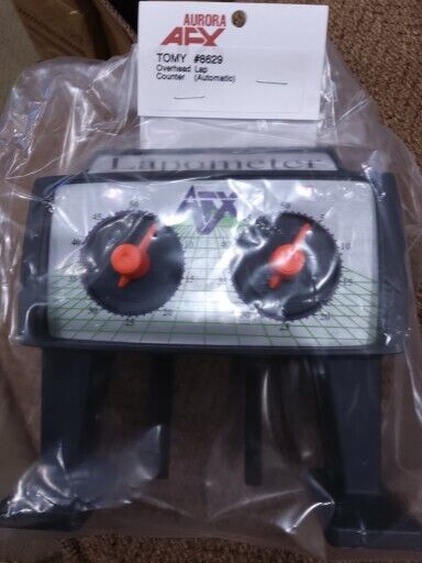 AURORA AFX TOMY AUTOMATIC LAP COUNTER 8629 HO SLOT CAR TRACK BRAND NEW Green