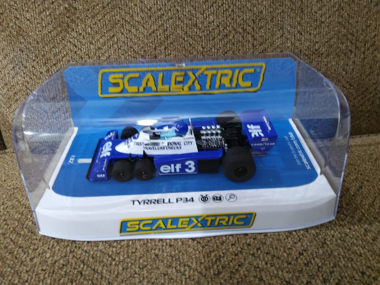 Scalextric C4245 Tyrrell P34 - 1977 Belgian Grand Prix 1/32 Slot Car
