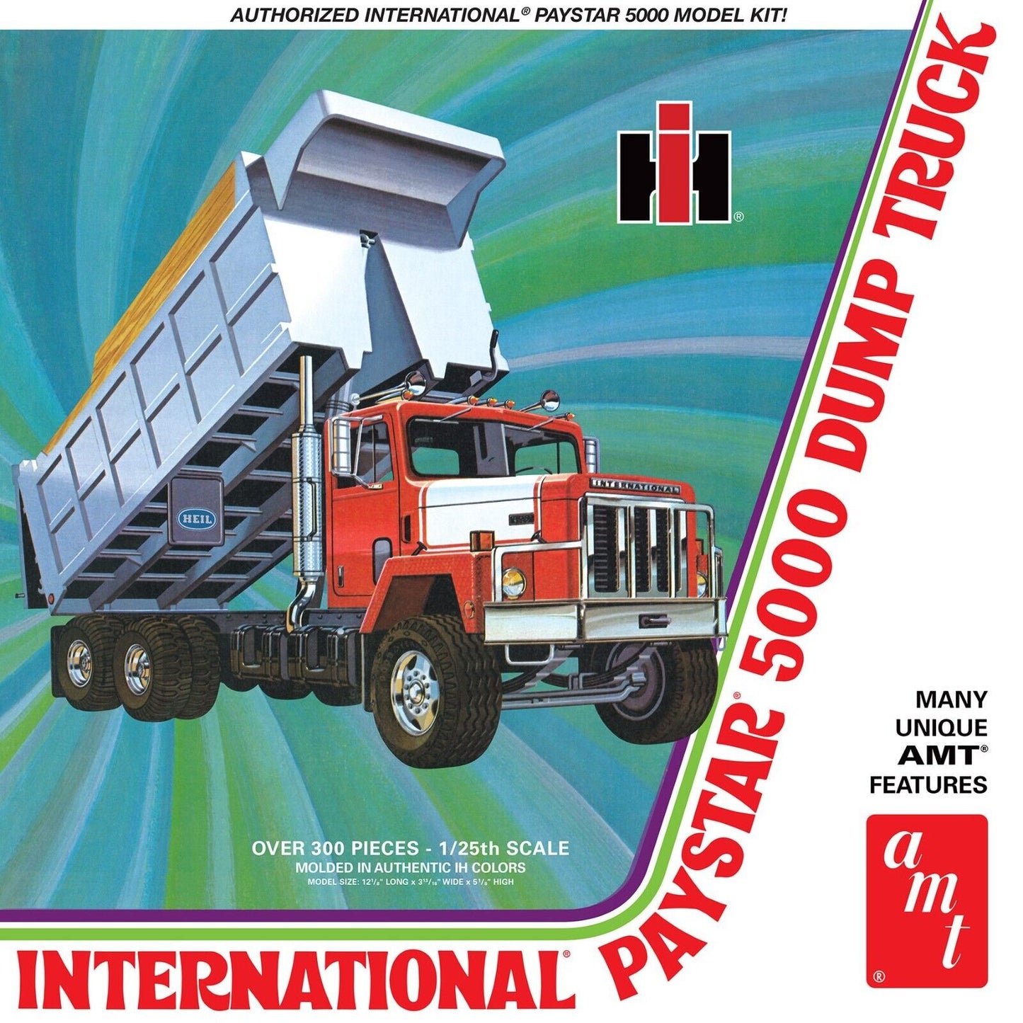 AMT 1381 INTERNATIONAL PAYSTAR 5000 DUMP TRUCK MODEL KIT 1/25 SCALE PLASTIC NIB