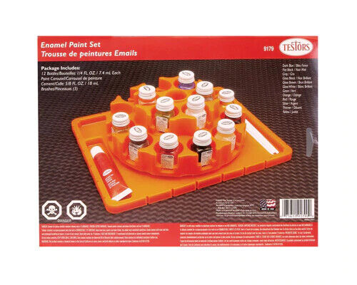 Testors 9179 Carousel Enamel Finishing Paint Set