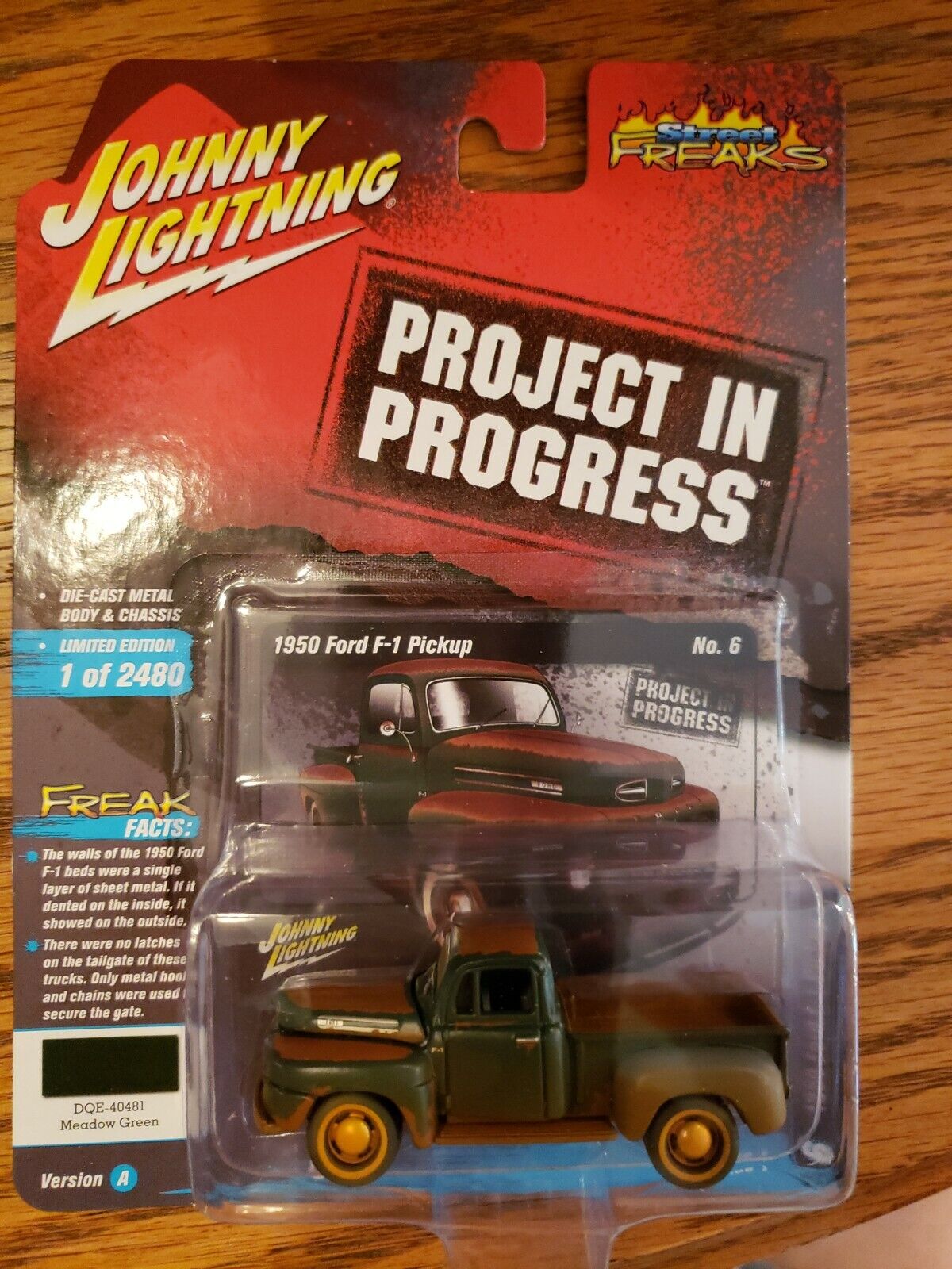 STREET FREAKS 2020 RELEASE 1, SET A OF 6 CARS 1/64 BY JOHNNY LIGHTNING JLSF015 A