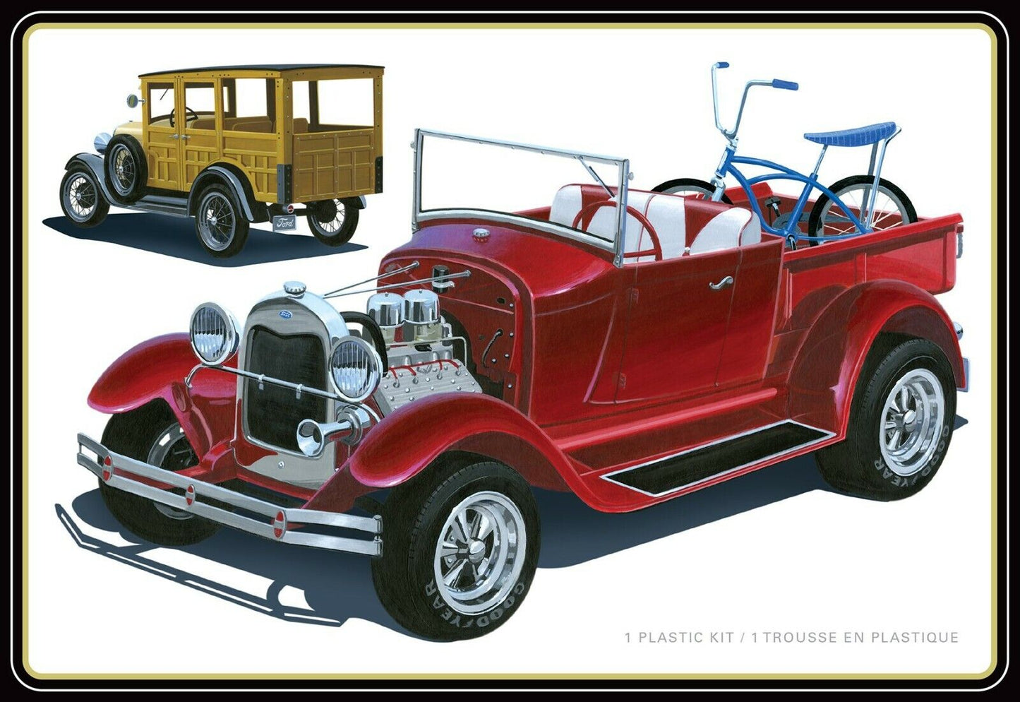AMT 1:25 1929 Ford Woody Pickup Plastic Model Kit AMT1269