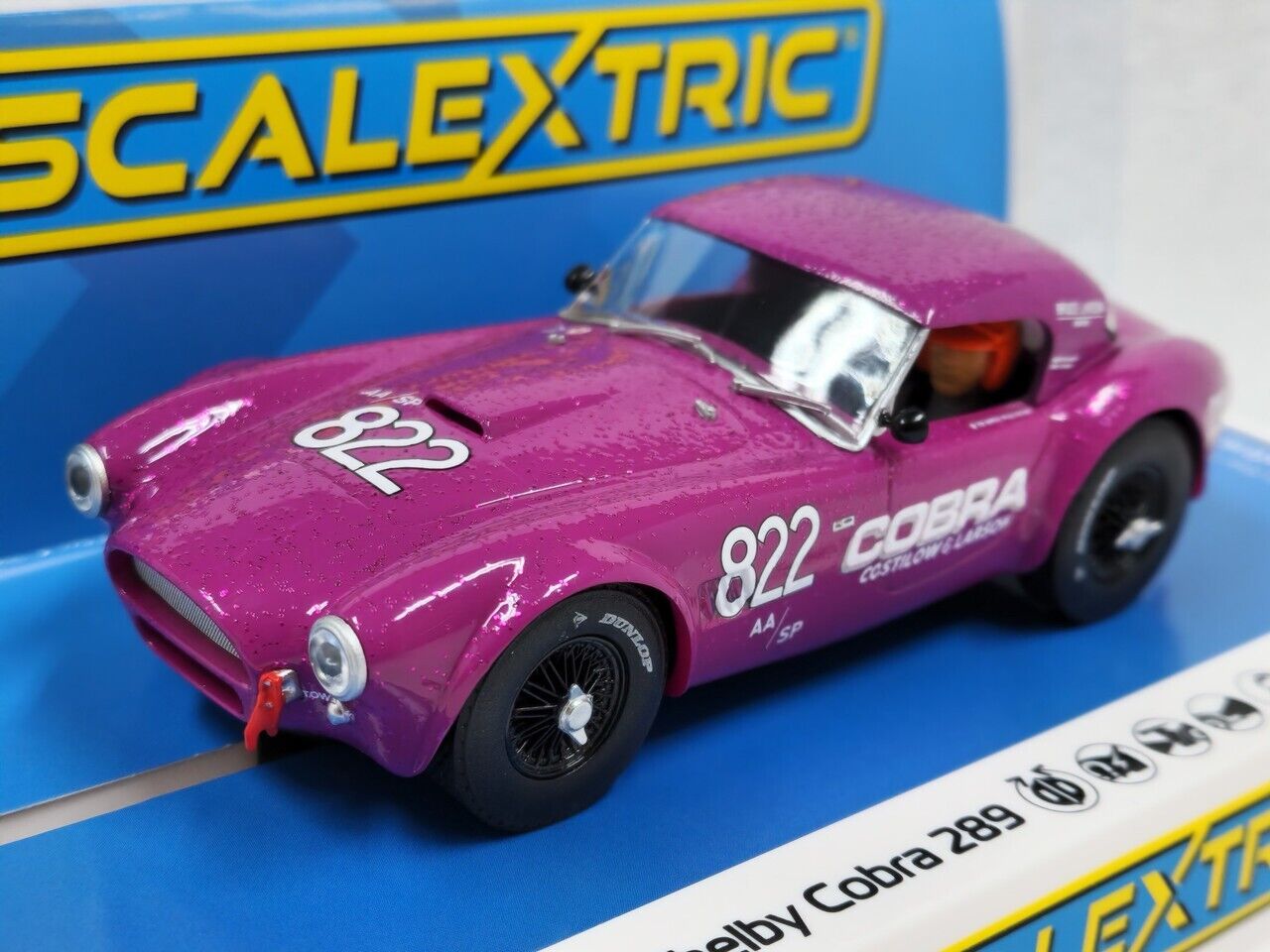 Scalextric C4418 Shelby Cobra 289 - Dragon Snake - Goodwood 2021 1/32 Slot Car