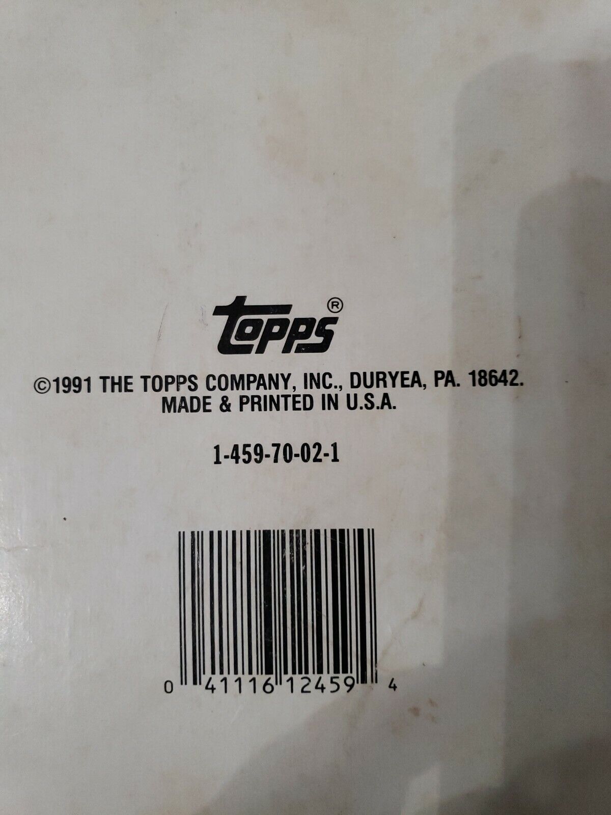 1991 Topps Deseret Storm Victory Series Box 36 Unopened Packs