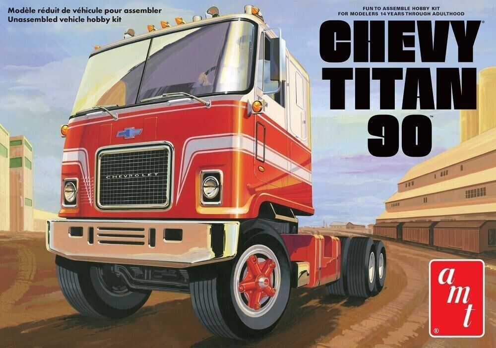 AMT 1417 Chevy Titan 90 1:25 Plastic Model Truck Tractor Kit NISB