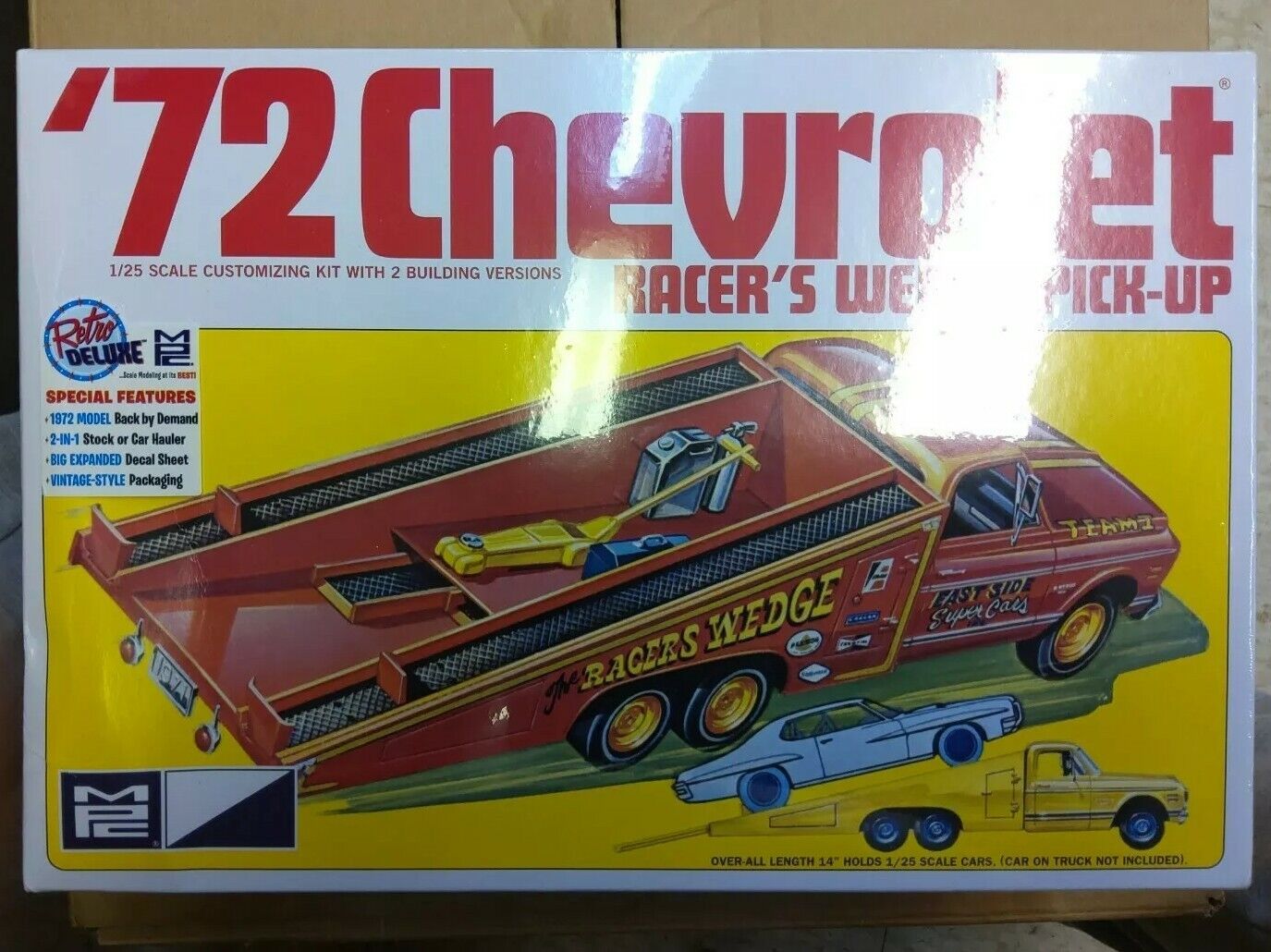 SKILL 2 MODEL KIT 1972 CHEVROLET PICKUP RACER'S WEDGE 2-IN-1 KIT 1/25 MPC MPC885