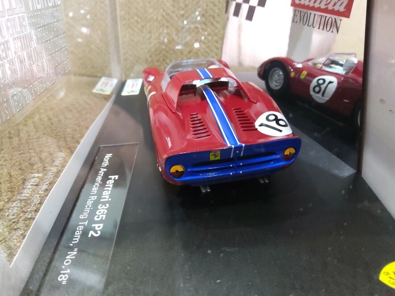Carrera 27536 EVOLUTION FERRARI 365 P2 NART NO.18 NEW IN BOX 1/32 SLOT CAR
