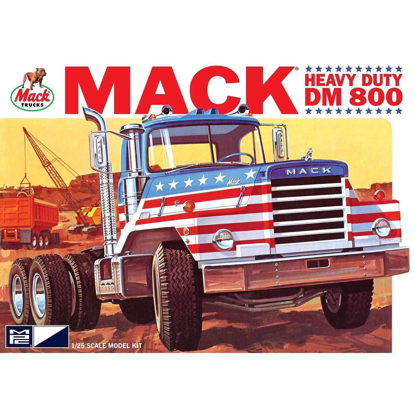 MPC 899  1/25 Mack DM800 Semi Tractor Truck MODEL KIT 1/24-1/25