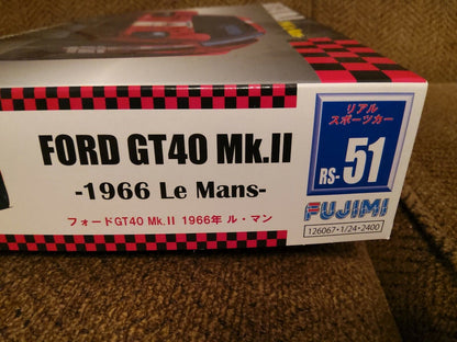  Fujimi  126067 1/24 FORD GT40 Mk.Ⅱ '66 Le Mans Rare !