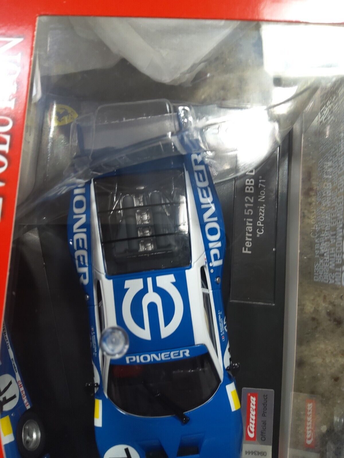 Carrera Evolution Ferrari 512 BB LM C.Pozzi No.7 1 Analog Slot Car 1:32 