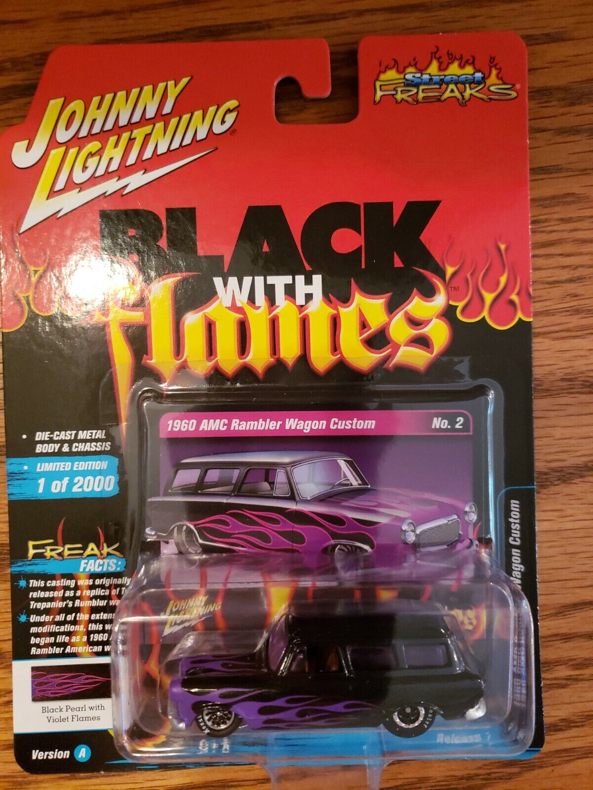 STREET FREAKS 2020 RELEASE 1, SET A OF 6 CARS 1/64 BY JOHNNY LIGHTNING JLSF015 A