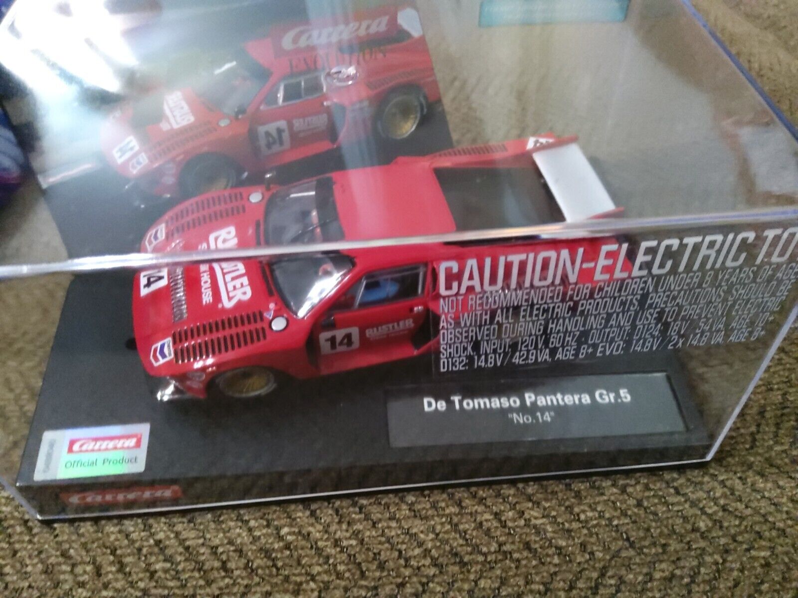 Carrera Evolution 27672 De Tomaso Pantera Gr. 5 No. 14 1/32 Slot Car