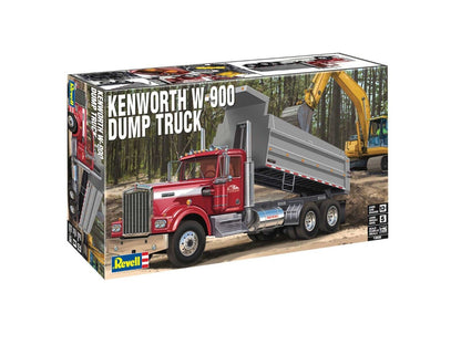 Revell Kenworth W900 Dump Truck - Plastic Model Truck Kit - 1/25 Scale - #2628