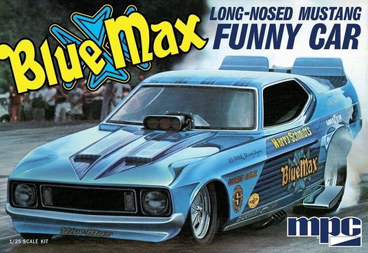 MPC 1/25 Blue Max Long Nose Mustang Funny Car MPC 930 NISB