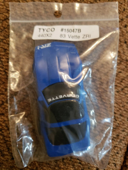 Corvette ZR-1 TYCO Slot Car 1983 Blue Magnum 440 chassis Brand New