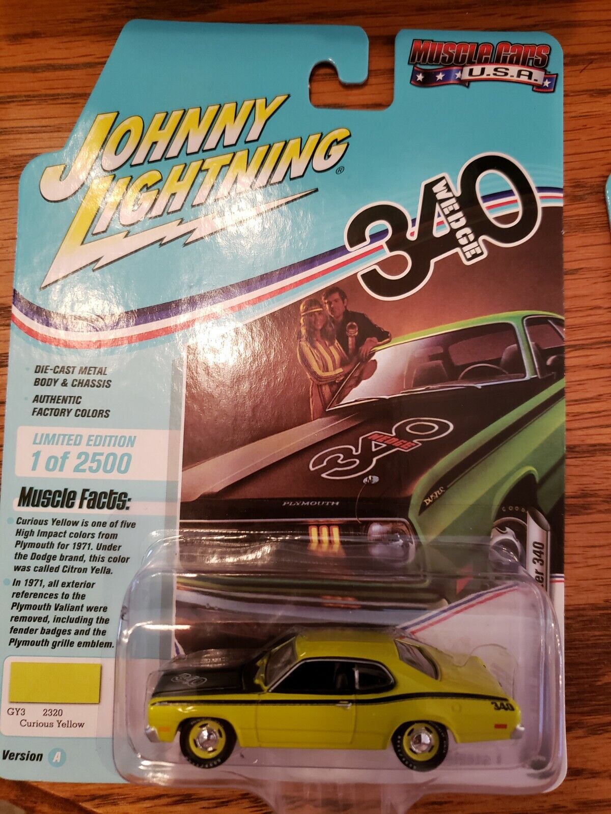 JOHNNY LIGHTNING JLMC022-A MUSCLE CARS USA 2020 RELEASE 1, SET A OF 6 CARS 1/64 