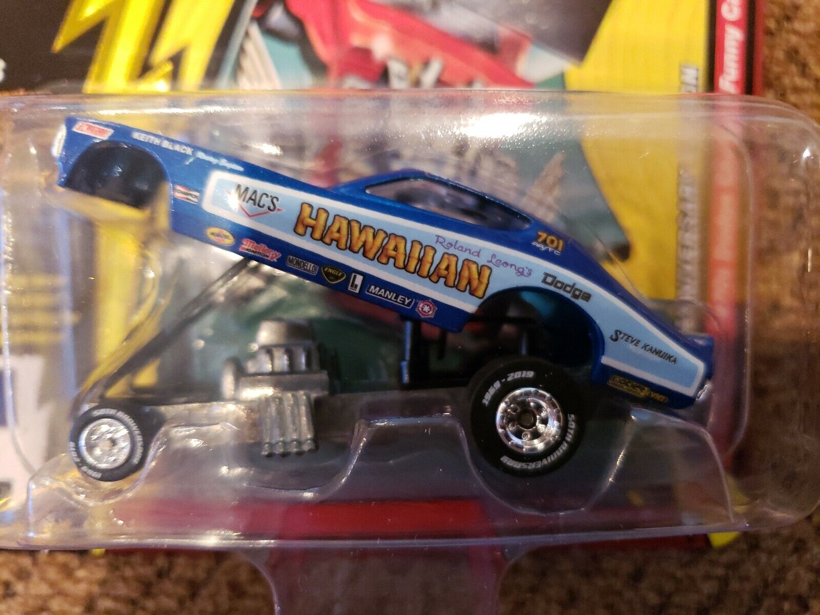 NEW 2020 Johnny Lightning  *HAWAIIAN 1970 DODGE CHARGER FUNNY CAR*  50 Years # 3