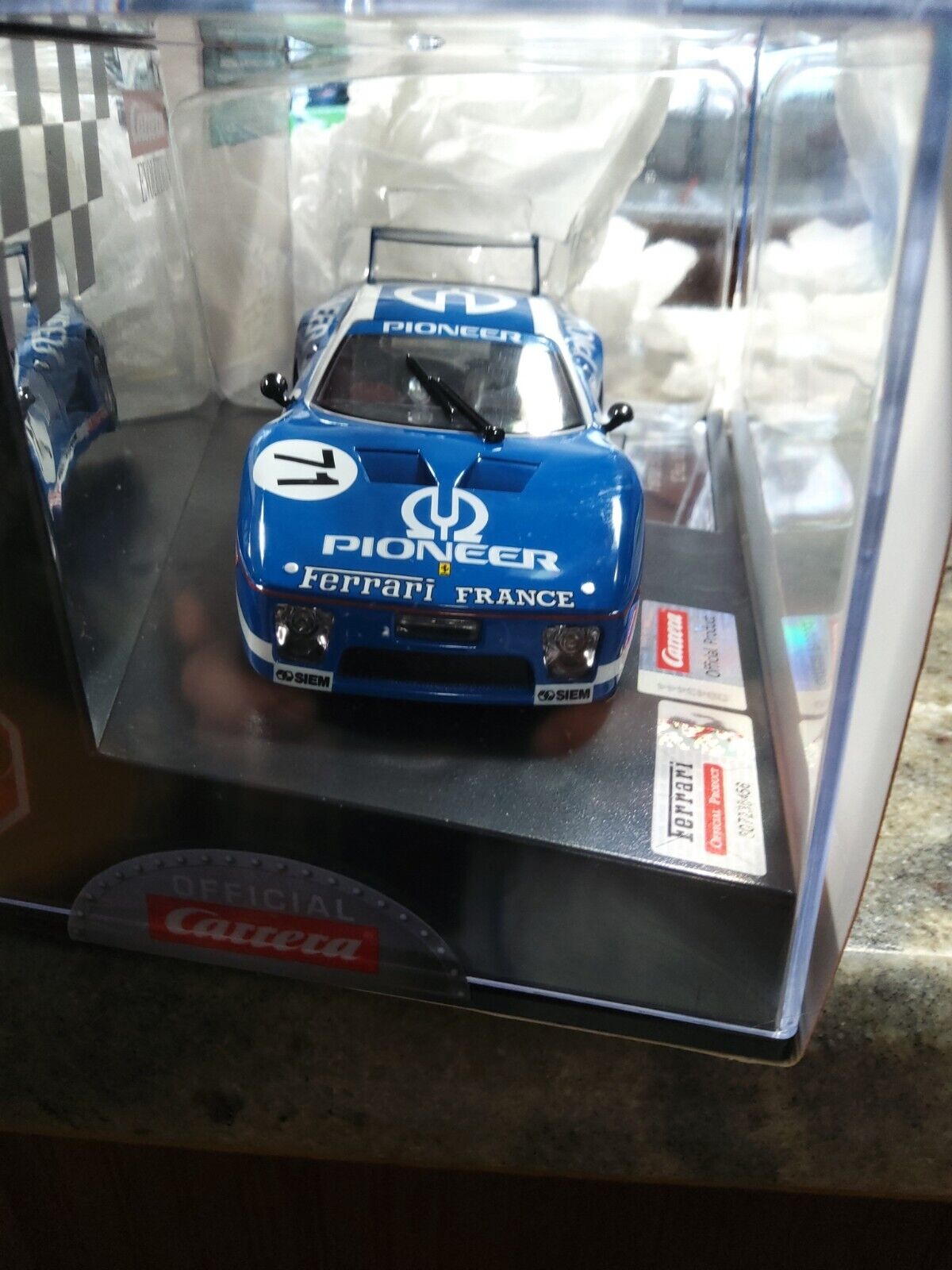 Carrera Evolution Ferrari 512 BB LM C.Pozzi No.7 1 Analog Slot Car 1:32 