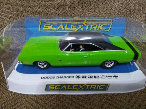 Scalextric C4326 Dodge Charger R/T Sublime Green Classic MOPAR DPR 1:32 Slot Car