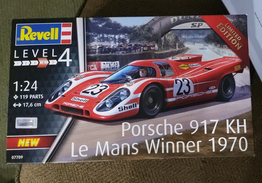 Revell Germany #07709  1/24 Porsche 917K Le Mans Winner 1970 New LIMITED EDITION