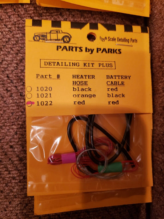 RADIATOR HEATER HOSE CABLE 1:24 1:25 PART BY PARKS CAR MODEL ACCESSORY 1010