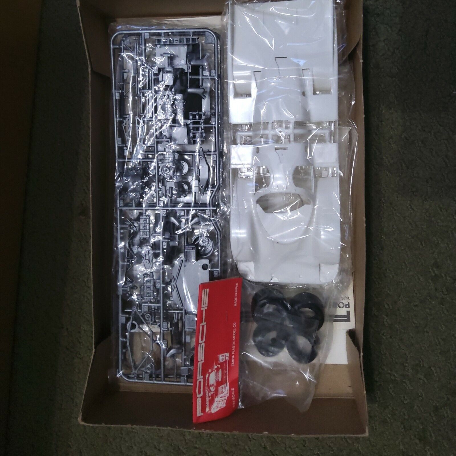 Rare Tamiya Porsche 956  Kit 2447A '83 Le Mans Winner OPENED SEALED INSIDE
