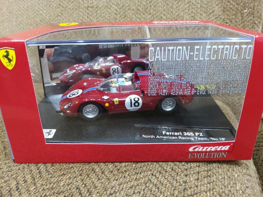 Carrera 27536 EVOLUTION FERRARI 365 P2 NART NO.18 NEW IN BOX 1/32 SLOT CAR