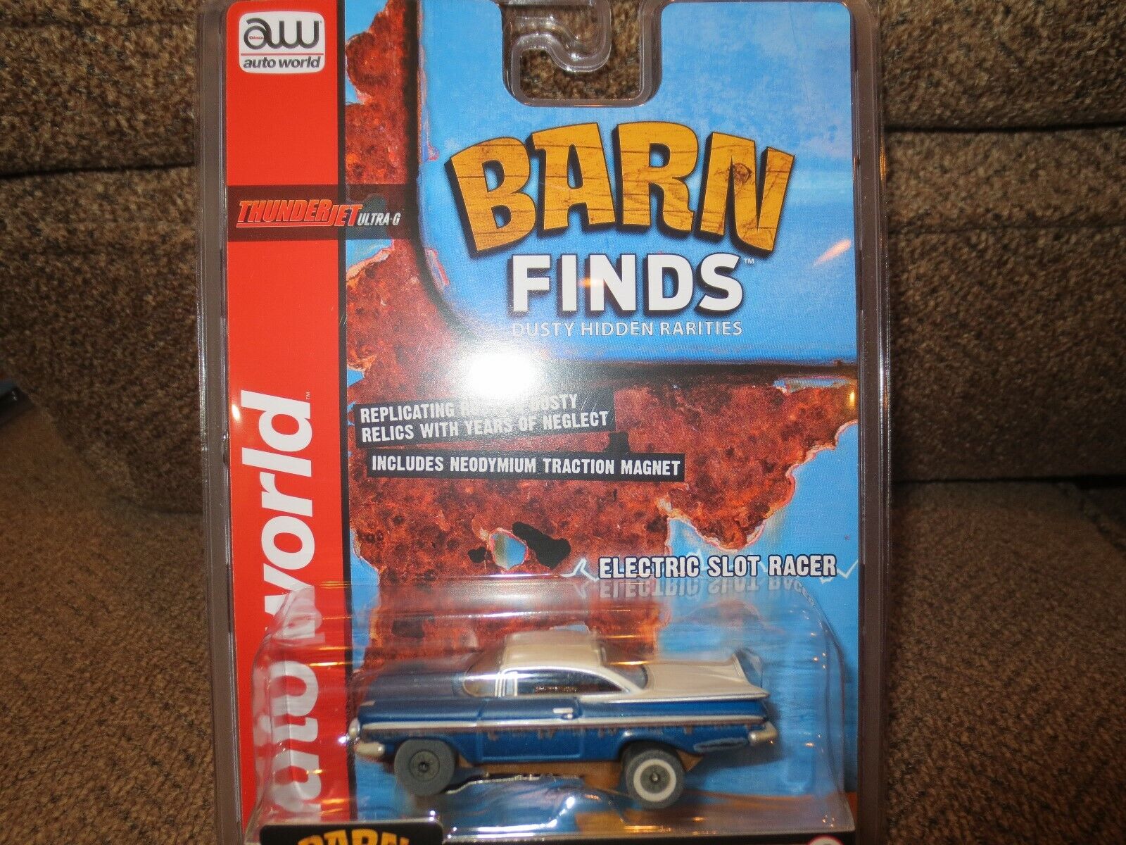AUTO WORLD 1959 Chevy Impala BARN FIND THUNDER JET RELEASE 26 SLOT CAR