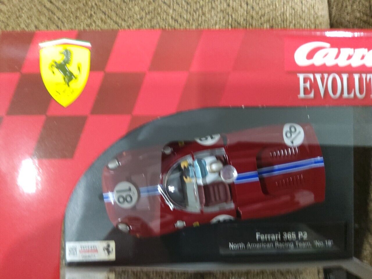 Carrera 27536 EVOLUTION FERRARI 365 P2 NART NO.18 NEW IN BOX 1/32 SLOT CAR