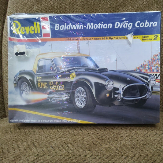 Revell 1:24 scale Baldwin Motion Drag Cobra Model Kit #85-7664 Factory SEALED