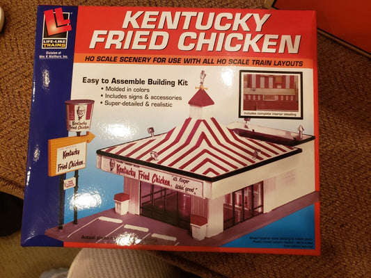 Life-Like HO Scale Building - Kentucky Fried Chicken Drive-In - 433-1394 new
