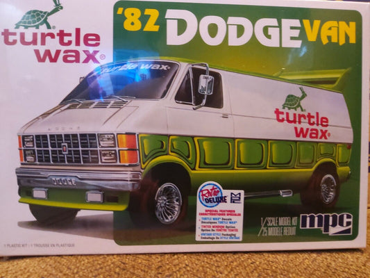 MPC Turtle Wax 1982 Dodge Custom Van 1/25 Scale MPC-943. 