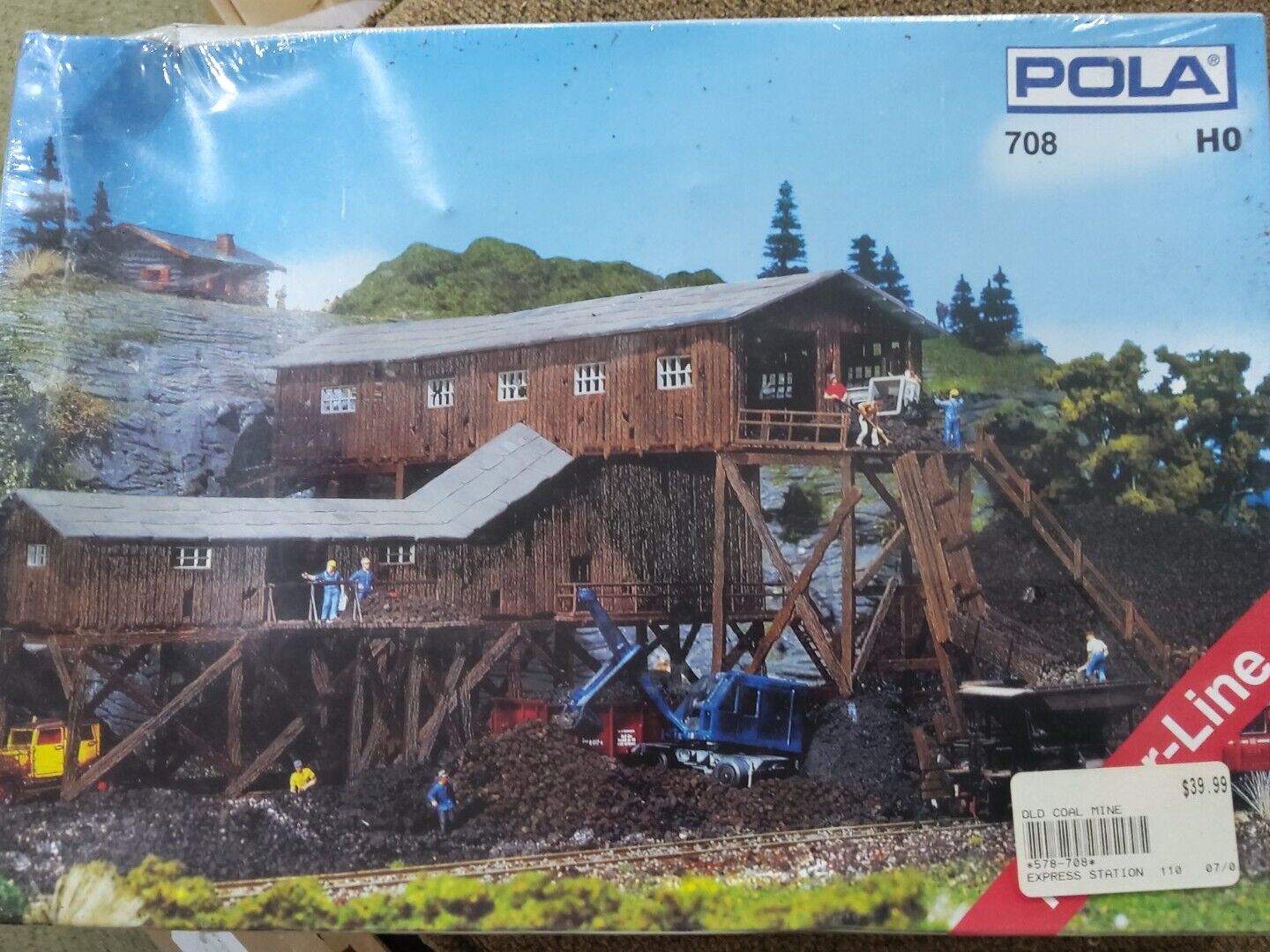 POLA OLD COAL MINE EXPRESS STATION ALTE KOHLEMINE 708 HO SEALED MASTERLINE
