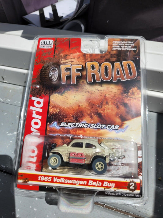 Auto World X-Traction  - Off Road - 1965 VW Baja Bug - White