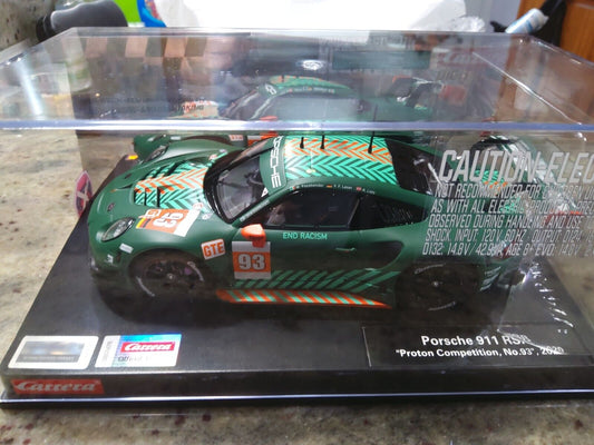Carrera 1:24 Scale 23950 Porsche 911 RSR Proton #93 Digital W/Lights MIB 