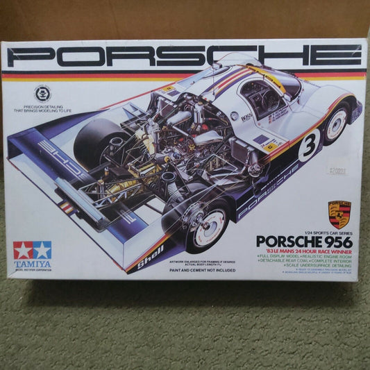 Rare Tamiya Porsche 956  Kit 2447A '83 Le Mans Winner OPENED SEALED INSIDE