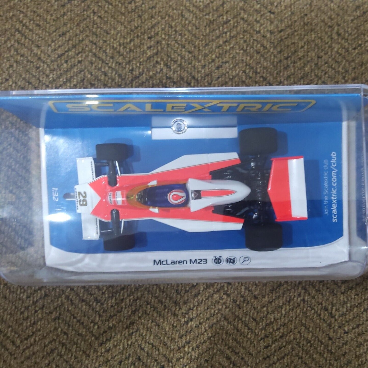 Scalextric Formula 1 McLaren M23 Dutch GP 1978 Nelson Piquet 1:32 Slot Car C4308