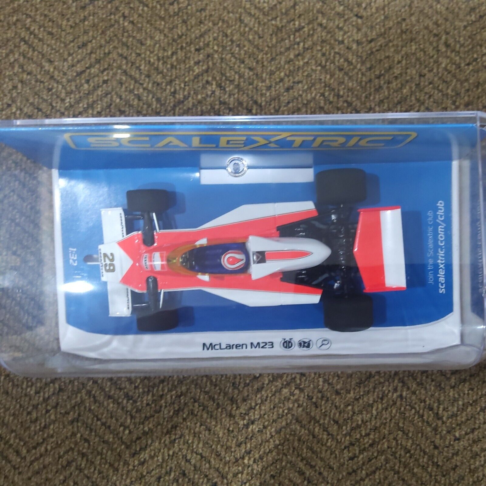 Scalextric Formula 1 McLaren M23 Dutch GP 1978 Nelson Piquet 1:32 Slot Car C4308