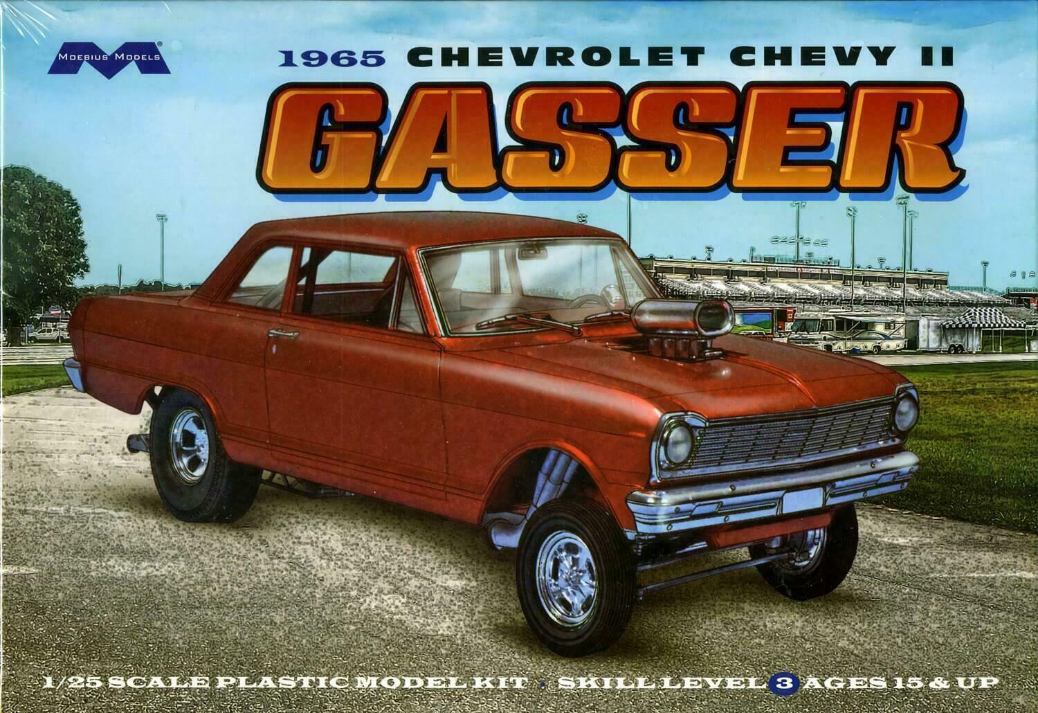 Moebius 1/25 65 Chevy II Gasser Plastic Model Kit 2324